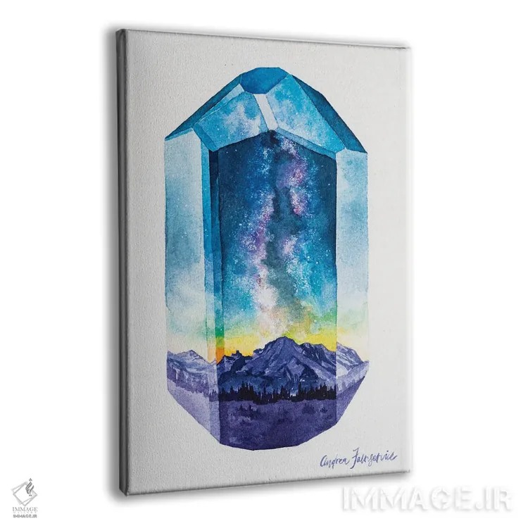 تابلو کوه کهکشان راه شیری اثر آندریا فِیرفرویس - نمای پرسپکتیو محصول