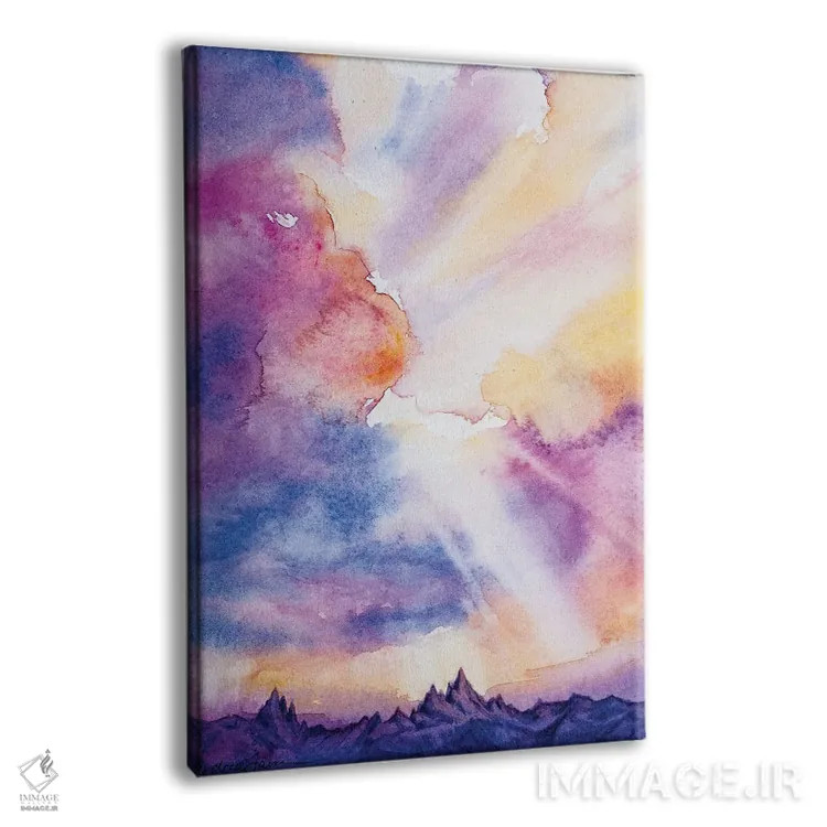 تابلو قلهها اثر آندریا فِیرفرویس - نمای پرسپکتیو محصول