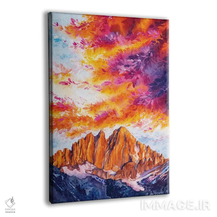 تابلو در شعله اثر آندریا فِیرفرویس - نمای پرسپکتیو محصول