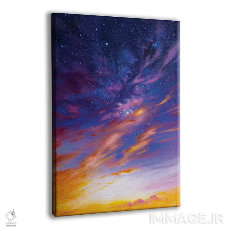 تابلو درخشش قله لانگز اثر آندریا فِیرفرویس - نمای پرسپکتیو محصول