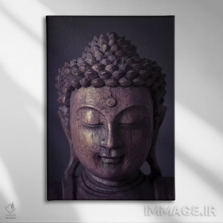 تابلو بودا چهارم اثر آصاف فرانک - نمای روبهرو روی دیوار