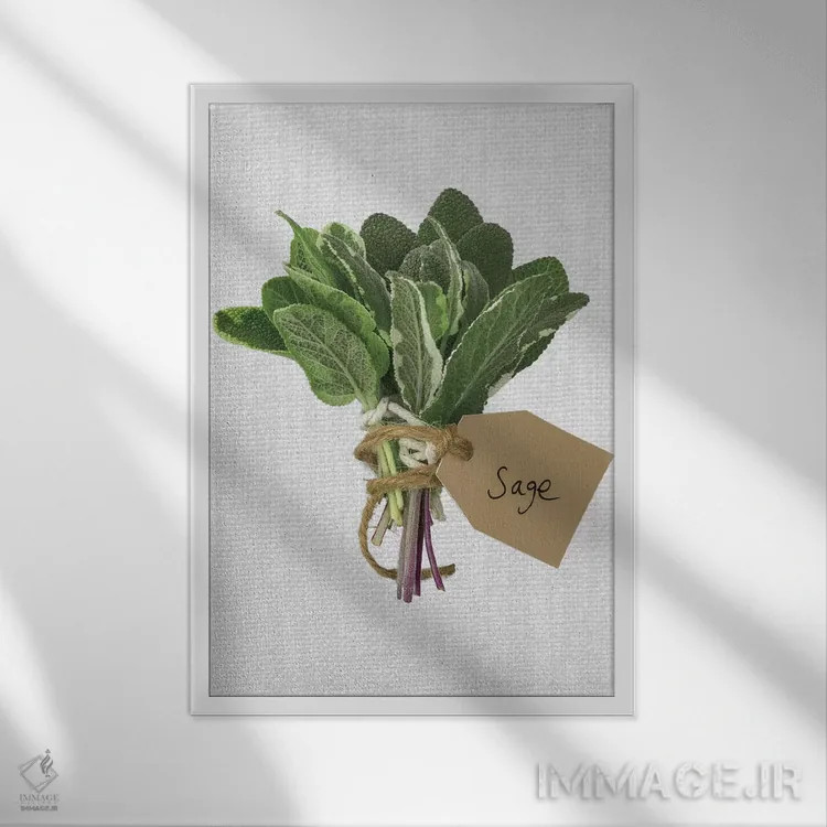 تابلو مریمگلی اثر آصاف فرانک - نمای قابدار سفید