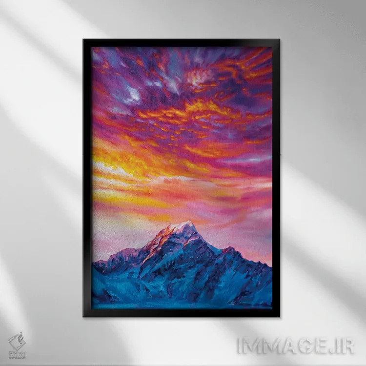 تابلو درخشش اثر آندریا فِیرفرویس - نمای قابدار مشکی