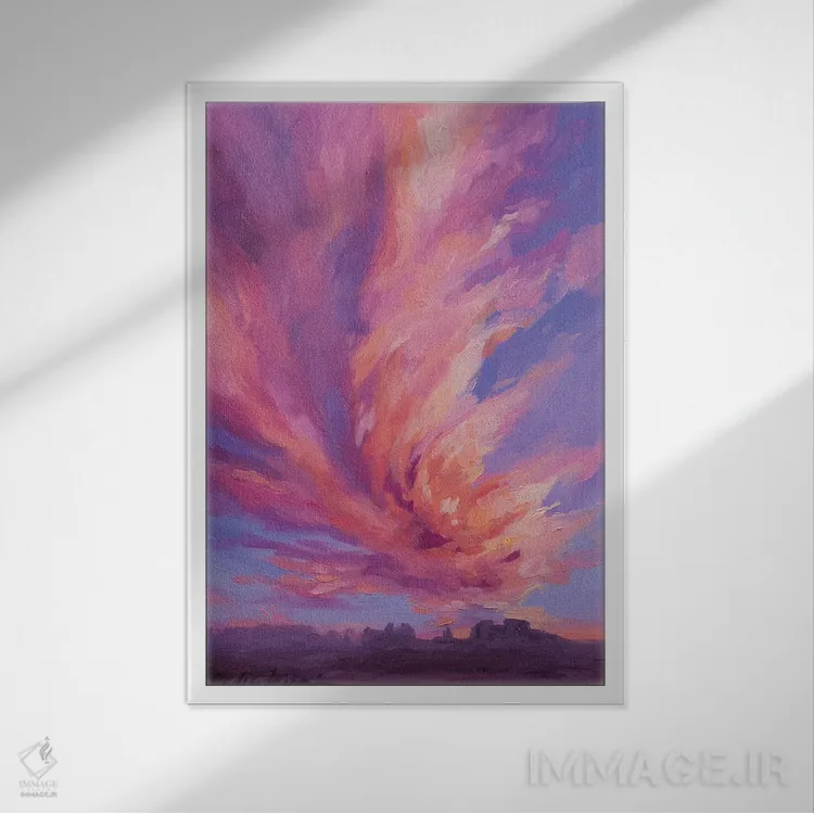 تابلو جادو در درهٔ یادبود اثر آندریا فِیرفرویس - نمای قابدار سفید