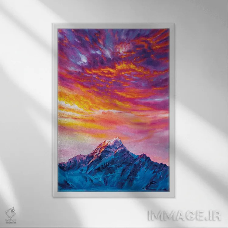 تابلو درخشش اثر آندریا فِیرفرویس - نمای قابدار سفید