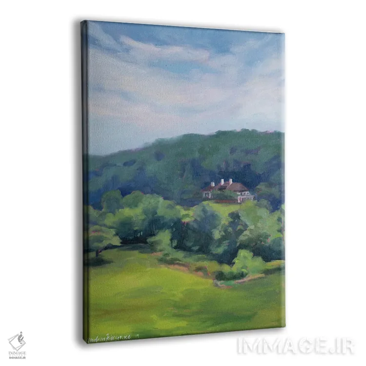 تابلو درختان بید اثر آندریا فِیرفرویس - نمای پرسپکتیو محصول