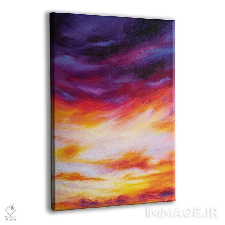 تابلو رشته کوه (یا تپه ماهور) اثر آندریا فِیرفرویس - نمای پرسپکتیو محصول