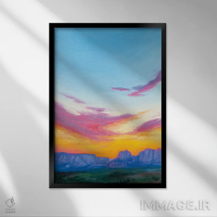 تابلو آرزومندی اثر آندریا فِیرفرویس - نمای قابدار مشکی