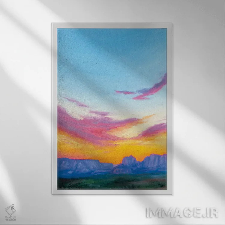 تابلو آرزومندی اثر آندریا فِیرفرویس - نمای قابدار سفید