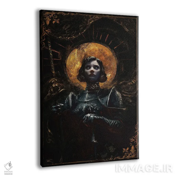 تابلو ژان دارک اثر اناتو فینستارک - نمای پرسپکتیو محصول