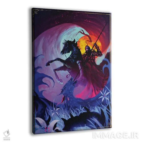 تابلو سنت جورج و اژدها اثر اناتو فینستارک - نمای پرسپکتیو محصول