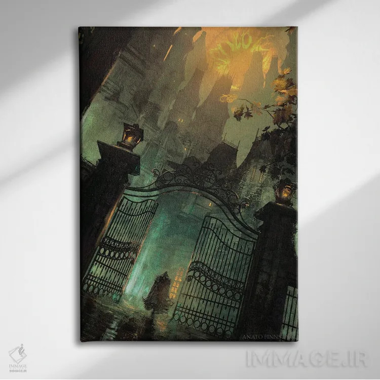 تابلو شکار به پایان رسید اثر اناتو فینستارک - نمای روبهرو روی دیوار