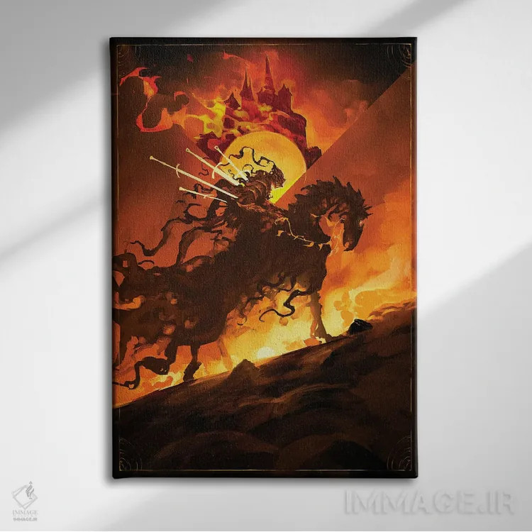 تابلو تبعیدیها اثر اناتو فینستارک - نمای روبهرو روی دیوار