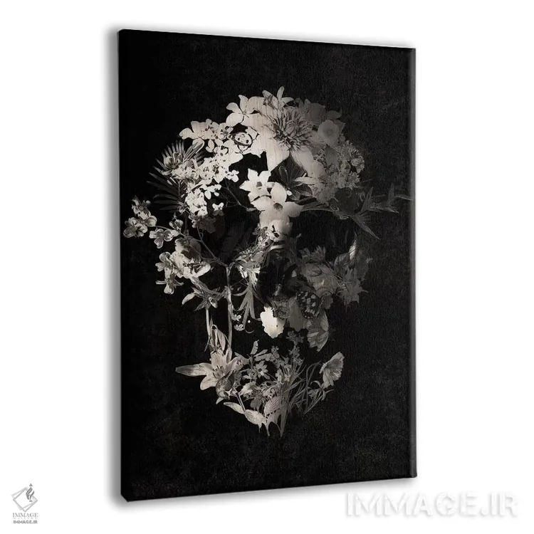 تابلو جمجمه بهاری اثر علی گولچ - نمای پرسپکتیو محصول