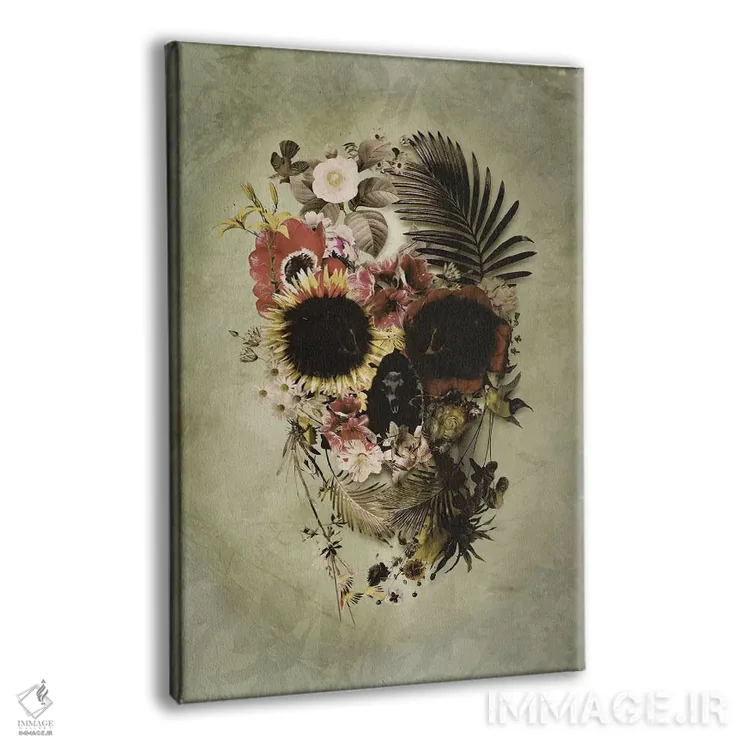 تابلو جمجمه باغی روشن اثر علی گولچ - نمای پرسپکتیو محصول