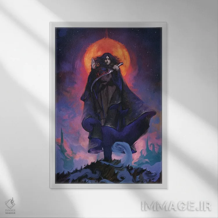 تابلو آیین خون اثر اناتو فینستارک - نمای قابدار سفید