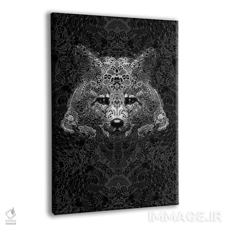 تابلو روباه اثر علی گولچ - نمای پرسپکتیو محصول