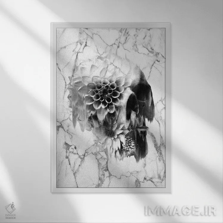 تابلو فساد (یا پوسیدگی) اثر علی گولچ - نمای قابدار سفید
