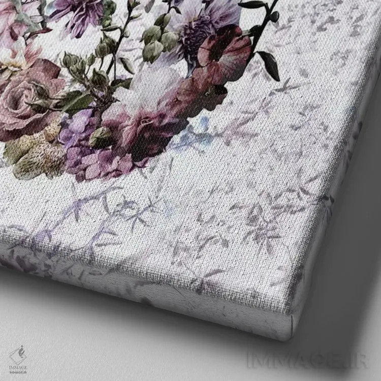 تابلو جمجمه تپهای اثر علی گولچ - نمای نزدیک بافت بوم