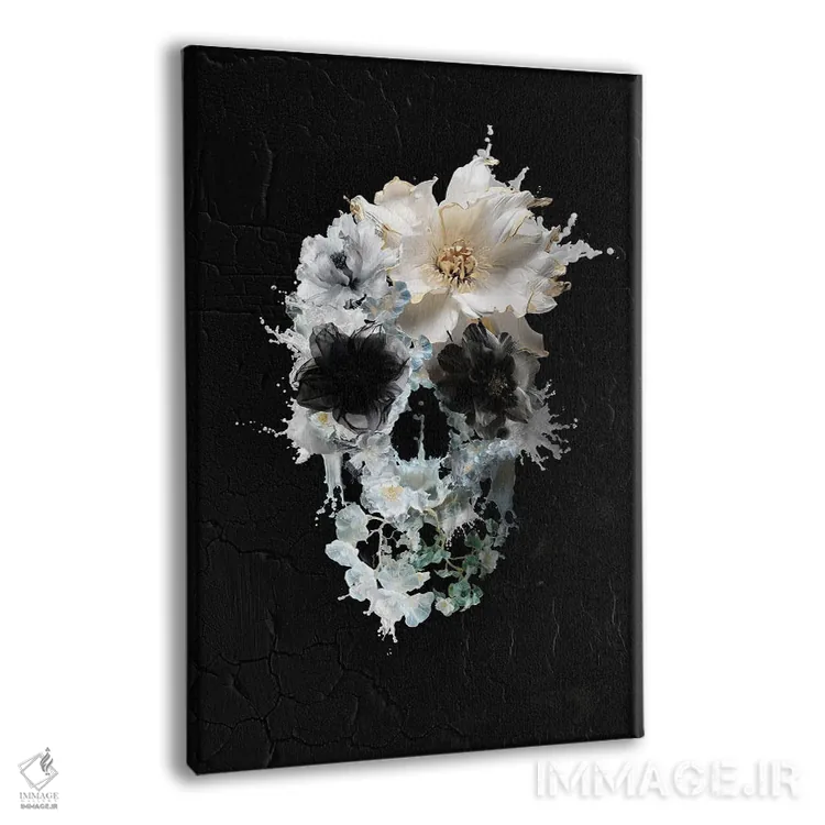 تابلو پاشش شکوفهها اثر علی گولچ - نمای پرسپکتیو محصول