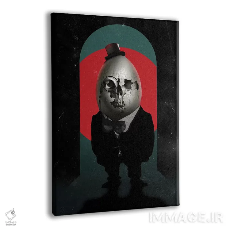 تابلو هامپتی دامپتی (شخصیت تخممرغی افسانهای) اثر علی گولچ - نمای پرسپکتیو محصول