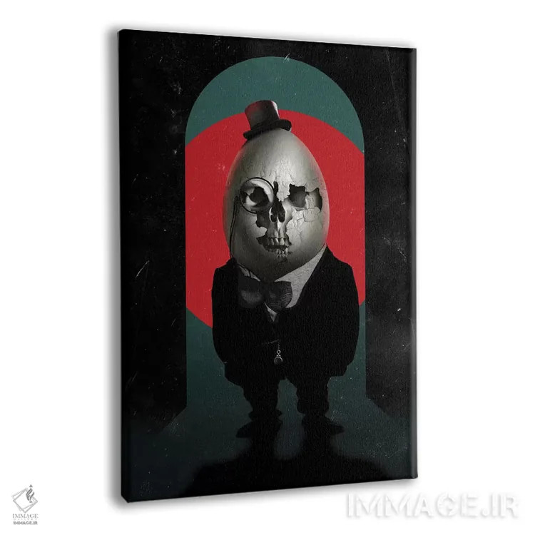 تابلو هامپتی دامپتی (شخصیت تخممرغی افسانهای) اثر علی گولچ - نمای پرسپکتیو محصول