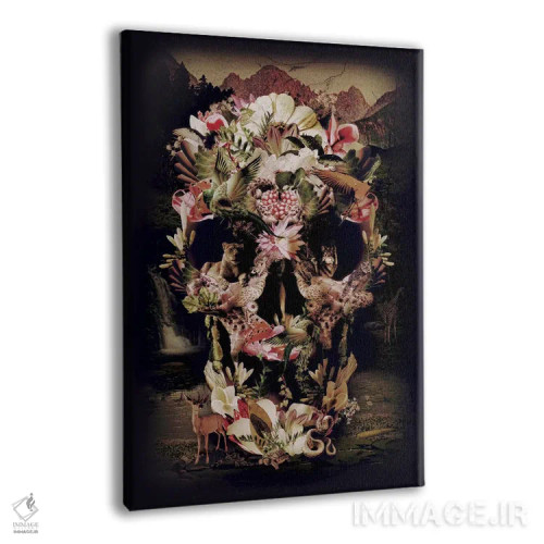 تابلو جمجمه جنگلی اثر علی گولچ - نمای پرسپکتیو محصول