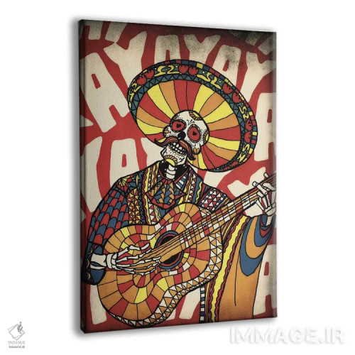 تابلو ماریاچی (گروه موسیقی سنتی مکزیکی) اثر علی گولچ - نمای پرسپکتیو محصول