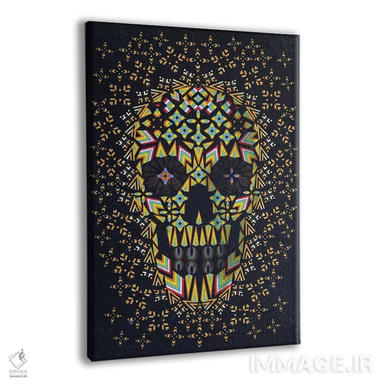 تابلو جمجمه شماره ۶ اثر علی گولچ - نمای پرسپکتیو محصول