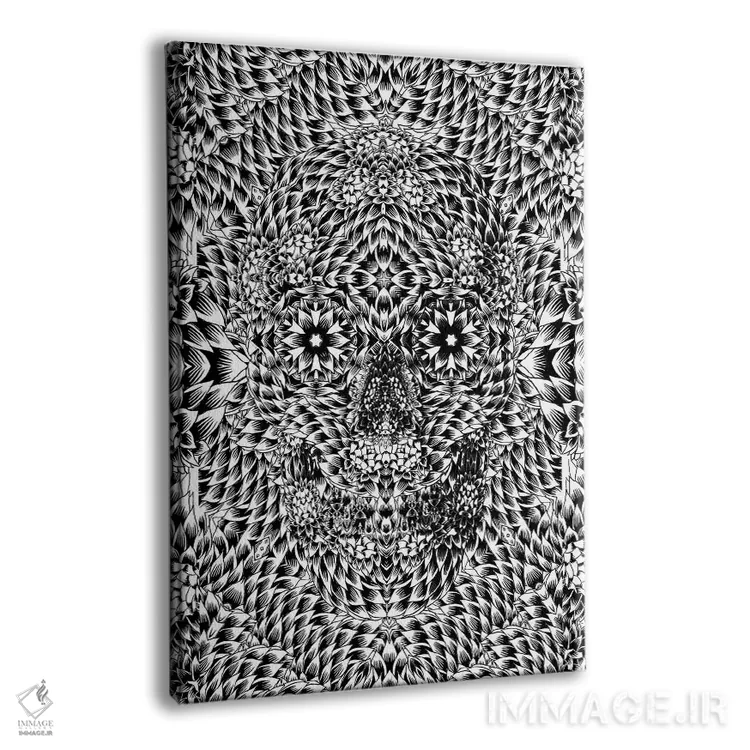تابلو جمجمه شماره هفت (VII) اثر علی گولچ - نمای پرسپکتیو محصول