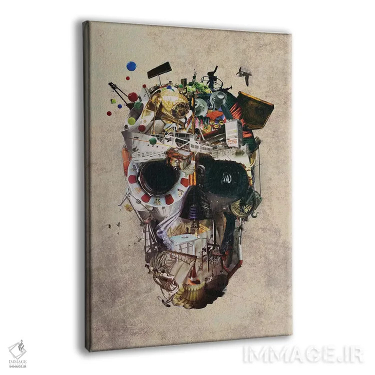 تابلو جمجمه استانبول II اثر علی گولچ - نمای پرسپکتیو محصول