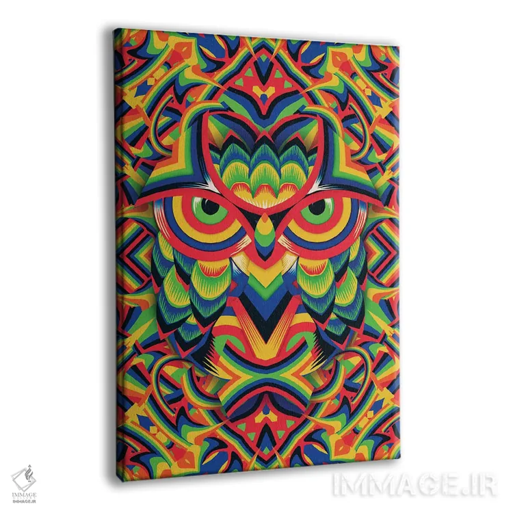 تابلو جغد ۳ اثر علی گولچ - نمای پرسپکتیو محصول