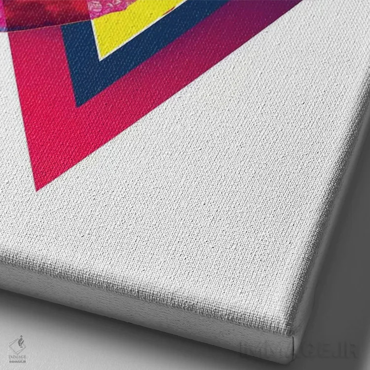 تابلو جمجمه پرطراوت I اثر علی گولچ - نمای نزدیک بافت بوم