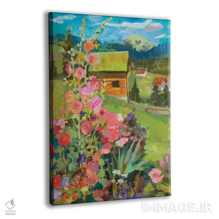 تابلو خشخاش در بوکوول (بوکوول منطقهای در اوکراین) اثر آناستاسیا گریگوریوا - نمای پرسپکتیو محصول