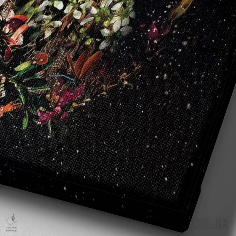 تابلو ازمیر (نام شهری در ترکیه) اثر علی گولچ - نمای نزدیک بافت بوم