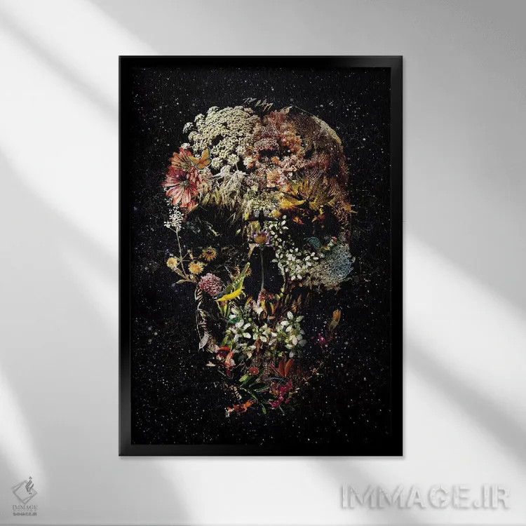تابلو ازمیر (نام شهری در ترکیه) اثر علی گولچ - نمای قابدار مشکی