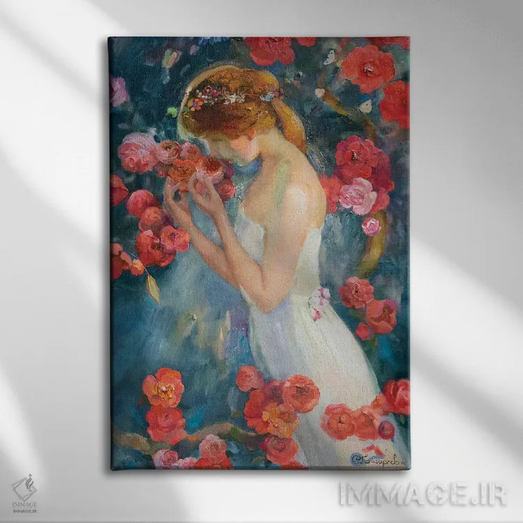 تابلو لذت صبحگاهی اثر آناستاسیا گریگوریوا - نمای روبهرو روی دیوار