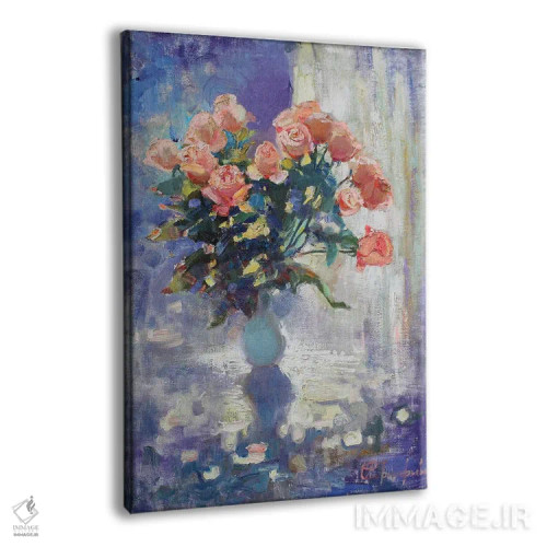 تابلو رزها در آوریل اثر آناستاسیا گریگوریوا - نمای پرسپکتیو محصول