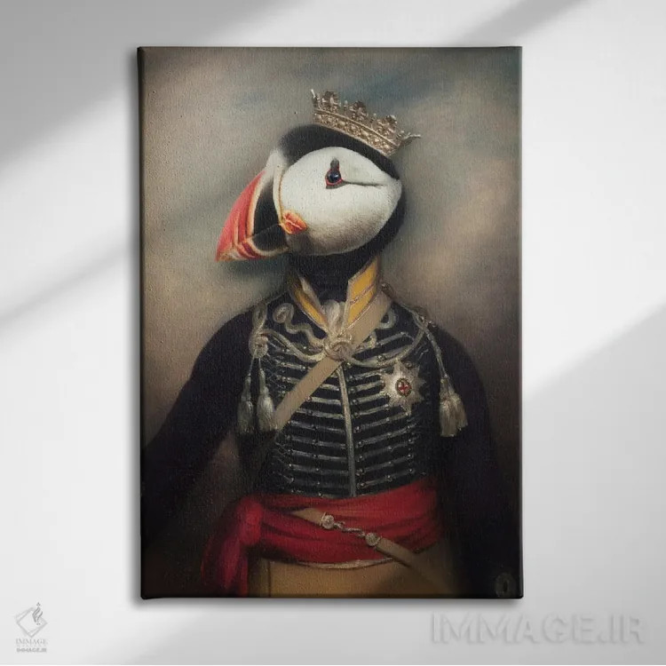 تابلو فینلی مک اثر آرک و گوستز (گروه هنری) - نمای روبهرو روی دیوار