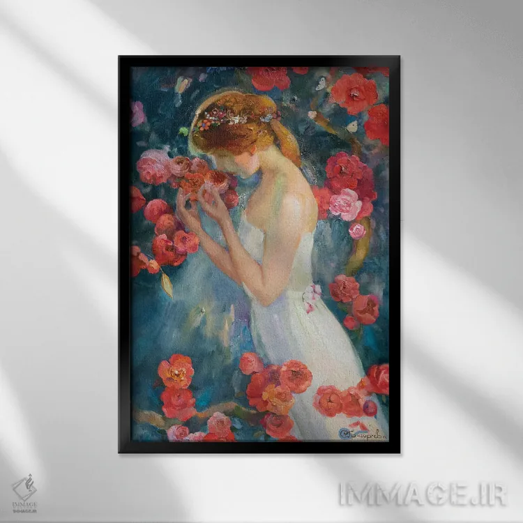 تابلو لذت صبحگاهی اثر آناستاسیا گریگوریوا - نمای قابدار مشکی