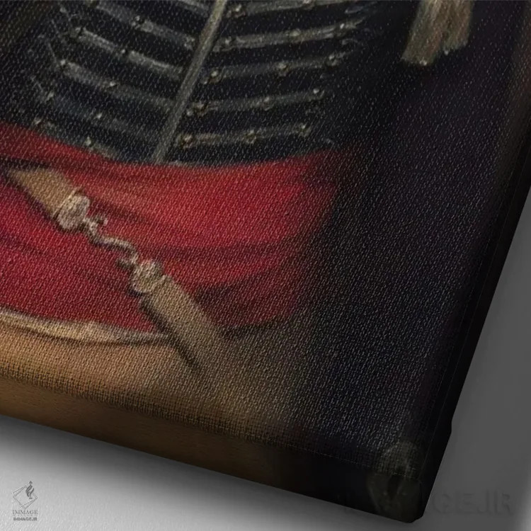 تابلو فینلی مک اثر آرک و گوستز (گروه هنری) - نمای نزدیک بافت بوم