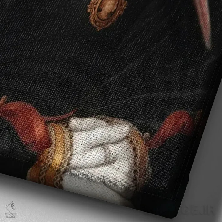 تابلو پتونیا پر اثر آرک و گوستز (گروه هنری) - نمای نزدیک بافت بوم