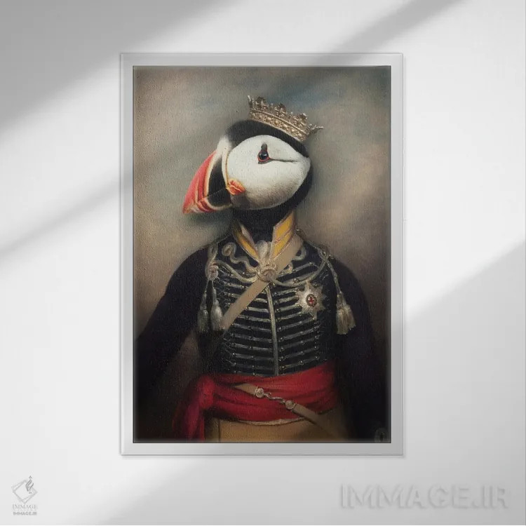 تابلو فینلی مک اثر آرک و گوستز (گروه هنری) - نمای قابدار سفید