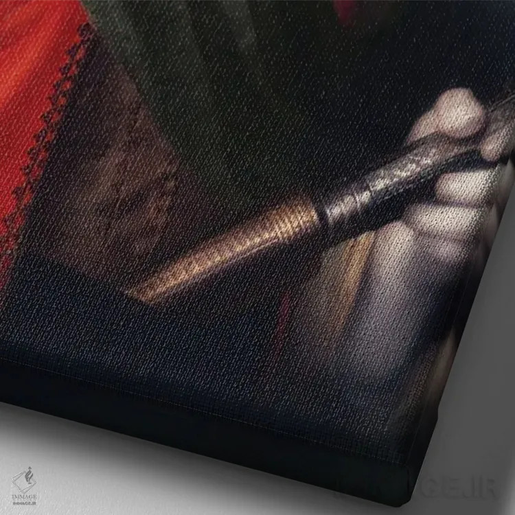 تابلو موریس وحشی اثر آرک و گوستز (گروه هنری) - نمای نزدیک بافت بوم