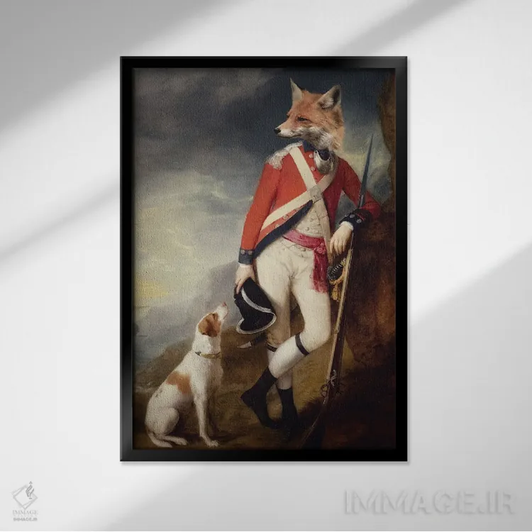 تابلو لرد جاسپر و دوک اثر آرک و گوستز (گروه هنری) - نمای قابدار مشکی