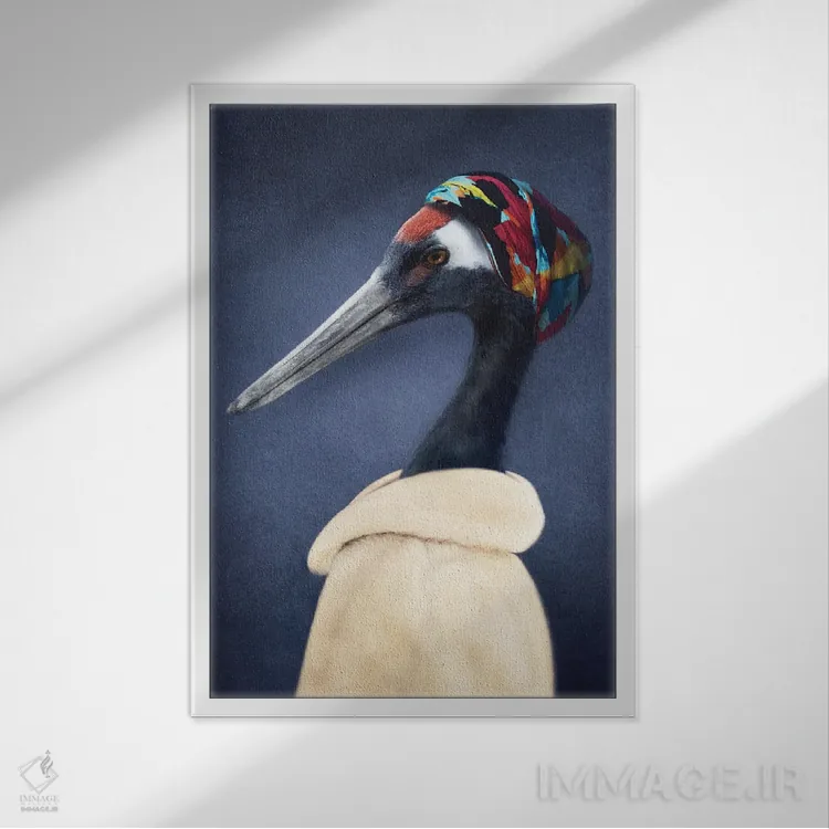 تابلو پنی لا رو اثر آرک و گوستز (گروه هنری) - نمای قابدار سفید