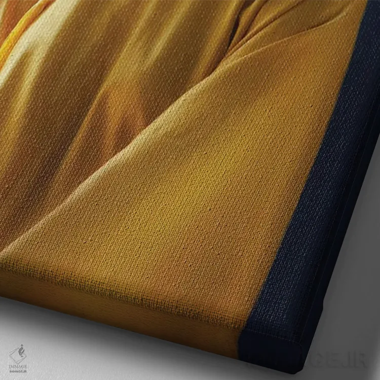 تابلو مارگو خردل اثر آرک و گوستز (گروه هنری) - نمای نزدیک بافت بوم