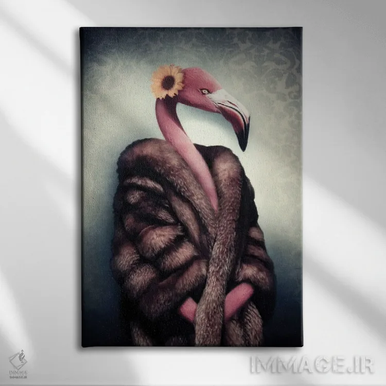 تابلو فلو اثر آرک و گوستز (گروه هنری) - نمای روبهرو روی دیوار