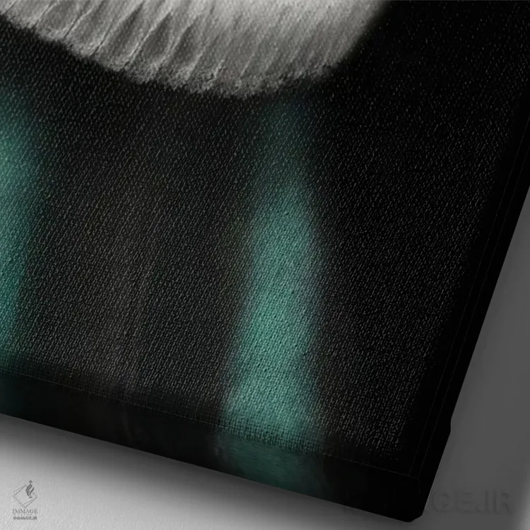 تابلو پادشاه اسوالد اثر آرک و گوستز (گروه هنری) - نمای نزدیک بافت بوم