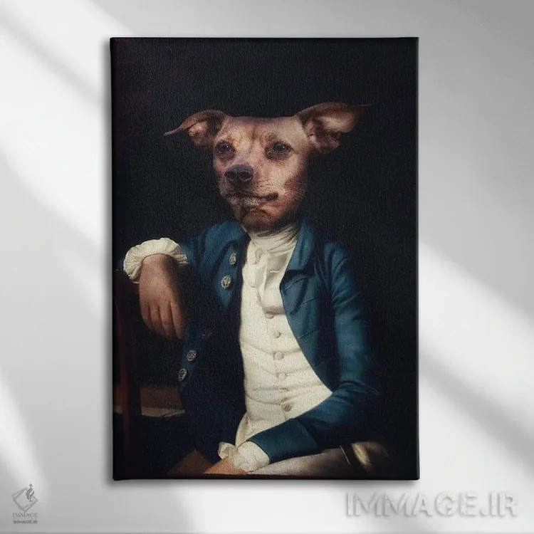 تابلو کاتبرت اثر آرک و گوستز (گروه هنری) - نمای روبهرو روی دیوار